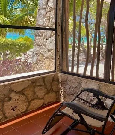 Beachfront Apartment With Swimming Pool. One Bedroom Celestun Exterior photo