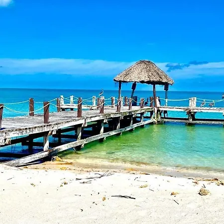 Beachfront Apartment With Swimming Pool. One Bedroom Celestun Exterior photo