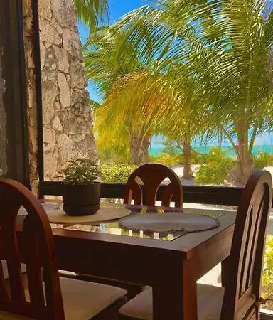 Beachfront Apartment With Swimming Pool. One Bedroom Celestun Exterior photo