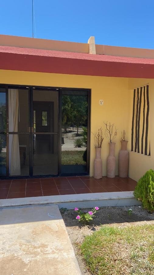 Beachfront With Swimming Pool. One Bedroom Apartment Celestun